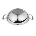 Tigaie Wok cu capac Berlinger Haus, Copper Touch, 24 cm, inox, argintiu