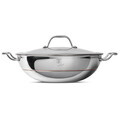 Tigaie Wok cu capac Berlinger Haus, Copper Touch, 28 cm, inox, argintiu