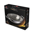 Tigaie Wok cu capac Berlinger Haus, Copper Touch, 28 cm, inox, argintiu