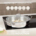Oala cu capac Berlinger Haus, Copper Touch, 28 cm, inox, argintiu