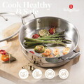 Oala cu capac Berlinger Haus, Copper Touch, 28 cm, inox, argintiu
