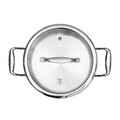 Oala cu capac Berlinger Haus, Copper Touch, 20 cm, inox/aluminiu, argintiu