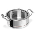 Oala cu capac Berlinger Haus, Copper Touch, 20 cm, inox/aluminiu, argintiu