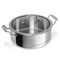 Oala cu capac Berlinger Haus, Copper Touch, 24 cm, inox/aluminiu, argintiu