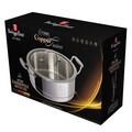 Oala cu capac Berlinger Haus, Copper Touch, 24 cm, inox/aluminiu, argintiu