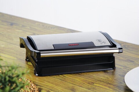 Gratar electric Berlinger Haus, Eternal, 700W, 23x14.5 cm, argintiu/negru