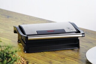 Argintiu;Negru, Gratar 23x14.5 cm