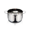 Oala cu capac Berlinger Haus, Silver Jewellery, 18 cm, 2.6 L, inox, argintiu