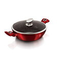 Oala cu capac Berlinger Haus, Burgundy, 28 cm, 3.8 L, aluminiu forjat, rosu