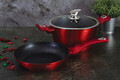 Set pentru gatit Berlinger Haus, Burgundy, 3 piese, aluminiu forjat, rosu