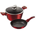 Set pentru gatit Berlinger Haus, Burgundy, 3 piese, aluminiu forjat, rosu