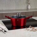 Set pentru gatit Berlinger Haus, Burgundy, 3 piese, aluminiu forjat, rosu