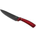 Set 5 cutite cu suport magnetic Berlinger Haus, Burgundy, inox/lemn, rosu/natur
