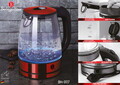 Ceainic electric Berlinger Haus, Burgundy, 1.7 L, sticla borosilicata, rosu/transparent