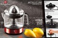 Storcator electric de citrice Berlinger Haus, Burgundy, 40W, 700 ml, plastic/inox, rosu/transparent