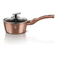 Cratita cu capac Berlinger Haus, Rose Gold, 16 cm, 1.2 L, aluminiu forjat, roz