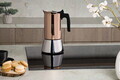Aparat de cafea Berlinger Haus, Rose Gold, 9 cesti, 450 ml, inox 18/10, roz