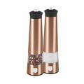 Set 2 rasnite electrice pentru sare/piper Berlinger Haus, Rose Gold, inox/ceramica, roz/negru