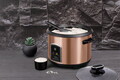 Oala electrica pentru orez Berlinger Haus, Rose Gold, 700W, 1.8 L, inox/aluminiu, roz/negru