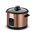 Oala electrica pentru orez Berlinger Haus, Rose Gold, 700W, 1.8 L, inox/aluminiu, roz/negru