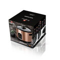 Oala electrica pentru orez Berlinger Haus, Rose Gold, 700W, 1.8 L, inox/aluminiu, roz/negru