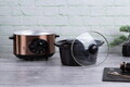 Aparat digital pentru gatit Berlinger Haus, Rose Gold, 200W, 3.5 L, ceramica/inox 430, roz/negru