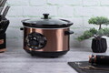 Aparat digital pentru gatit Berlinger Haus, Rose Gold, 200W, 3.5 L, ceramica/inox 430, roz/negru
