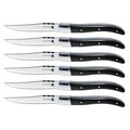 Set 6 cutite pentru friptura Berlinger Haus, Laguiole, inox, negru