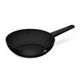 Tigaie Wok Blaumann, Black Silver, 28 cm, aluminiu forjat, negru mat