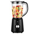 Blender de masa Blaumann, Black Silver, 500W, 1.5 L, plastic/inox, negru/transparent