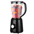 Blender de masa Blaumann, Black Silver, 500W, 1.5 L, plastic/inox, negru/transparent