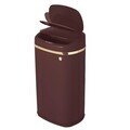 Cos de gunoi cu senzor Berlinger Haus, Leonardo, 39.5x28x67 cm, 58 L, fier, visiniu mat