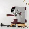 Espressor digital Berlinger Haus, Leonardo, 1350W, inox, argintiu/visiniu