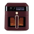 Friteuza cu aer cald si fereastra Berlinger Haus, Leonardo, 6.3 L, 1300W, visiniu mat