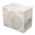 Serviciu de masa oval, 18 piese Berlinger Haus, Sahara, ceramica, crem mat