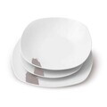 Serviciu de masa 18 piese Berlinger Haus, Taupe, portelan, alb/taupe