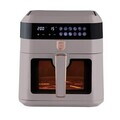 Friteuza cu aer cald si fereastra Berlinger Haus, Taupe, 6.3 L, 1300W, taupe mat