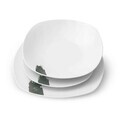 Serviciu de masa 18 piese Berlinger Haus, Matte Green, portelan, alb/verde