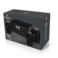 Set cutie pentru paine si 3 recipiente Berlinger Haus, Matte Black, 42.5x23x16 cm, otel carbon, negru