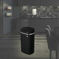Cos de gunoi cu senzor Berlinger Haus, Matte Black, 39.5x28x67 cm, 58 L, fier, negru