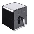 Friteuza cu aer cald si fereastra Berlinger Haus, Matte Black, 7.5 L, 1700W, negru