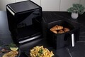 Friteuza cu aer cald si fereastra Berlinger Haus, Matte Black, 7.5 L, 1700W, negru