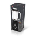 Blender de masa Berlinger Haus, Matte Black, 600W, 1.5 L, plastic/sticla, negru/transparent