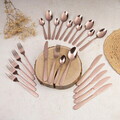 Set tacamuri 24 piese Berlinger Haus, I-Rose, inox, roz