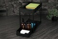 Organizator pentru dulap Berlinger Haus, Black Rose, 40x22x33.5 cm, plastic, negru