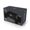 Set cutie pentru paine si 3 recipiente Berlinger Haus, Black Rose, 42.5x23x16 cm, otel carbon, negru