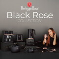 Set cutie pentru paine si 3 recipiente Berlinger Haus, Black Rose, 42.5x23x16 cm, otel carbon, negru