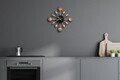 Ceas de perete Berlinger Haus, Black Rose, inox/aluminiu, negru/roz