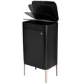 Cos de gunoi cu senzor Berlinger Haus, Black Rose, 42x30x76 cm, 60 L, fier, negru
