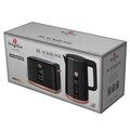 Set ceainic electric si prajitor de paine Berlinger Haus, Black Rose, 2200W/930W, plastic/inox, negru